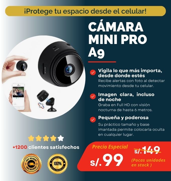 CÁMARA MINI PRO A9